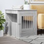 Jaula para perros madera ingeniería gris Sonoma 64,5x80x71 cm de vidaXL, Casetas para perros - Ref: Foro24-838335, Precio: 95...