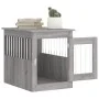 Jaula para perros madera de ingeniería gris Sonoma 55x75x65 cm de vidaXL, Casetas para perros - Ref: Foro24-838321, Precio: 9...