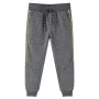 Pantalones de chándal infantiles gris mélange 128 de vidaXL, Pantalones de niños - Ref: Foro24-13282, Precio: 12,37 €, Descue...