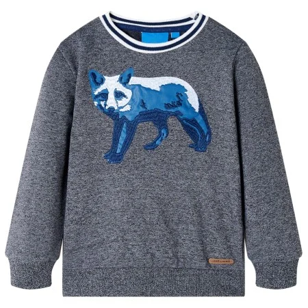 Sudadera infantil azul marino mélange 92 de vidaXL, Camisetas para niños - Ref: Foro24-13339, Precio: 11,29 €, Descuento: %