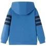 Sudadera infantil con capucha azul 140 de vidaXL, Camisetas para niños - Ref: Foro24-13403, Precio: 17,25 €, Descuento: %