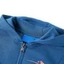 Sudadera infantil con capucha azul 140 de vidaXL, Camisetas para niños - Ref: Foro24-13403, Precio: 17,25 €, Descuento: %