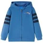 Sudadera infantil con capucha azul 116 de vidaXL, Camisetas para niños - Ref: Foro24-13401, Precio: 12,77 €, Descuento: %