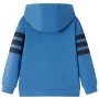 Sudadera infantil con capucha azul 116 de vidaXL, Camisetas para niños - Ref: Foro24-13401, Precio: 12,77 €, Descuento: %