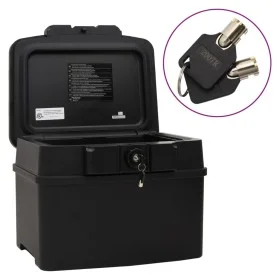 Caja fuerte negra 44x37x34 cm de vidaXL, Cajas fuertes - Ref: Foro24-154962, Precio: 154,60 €, Descuento: %