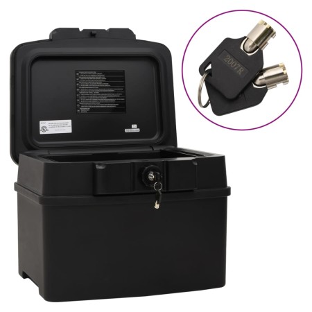 Caja fuerte negra 44x37x34 cm de vidaXL, Cajas fuertes - Ref: Foro24-154962, Precio: 156,63 €, Descuento: %