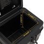 Caja fuerte negra 44x37x34 cm de vidaXL, Cajas fuertes - Ref: Foro24-154962, Precio: 156,63 €, Descuento: %