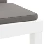 Tumbona con cojines PP blanco de vidaXL, Tumbonas - Ref: Foro24-364724, Precio: 159,73 €, Descuento: %