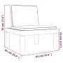 Tumbona con cojines PP blanco de vidaXL, Tumbonas - Ref: Foro24-364724, Precio: 159,73 €, Descuento: %