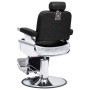 Silla de peluquería de cuero sintético negro 68x69x116 cm de vidaXL, Sillas de peluquería - Ref: Foro24-110168, Precio: 837,1...
