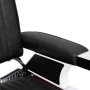 Silla de peluquería de cuero sintético negro 68x69x116 cm de vidaXL, Sillas de peluquería - Ref: Foro24-110168, Precio: 837,1...