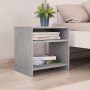 Mesita de noche madera contrachapada gris hormigón 40x30x40 cm de vidaXL, Mesitas de noche - Ref: Foro24-800017, Precio: 29,6...