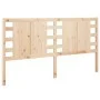 Solid pine wood headboard 141x4x100 cm by vidaXL, Headboards and footboards - Ref: Foro24-818765, Price: 52,60 €, Discount: %