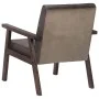 Echter grauer Ledersessel von vidaXL, Sessel - Ref: Foro24-247643, Preis: 211,68 €, Rabatt: %