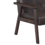 Sillón de cuero auténtico gris de vidaXL, Sillones - Ref: Foro24-247643, Precio: 215,30 €, Descuento: %