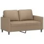 Sofá de 2 plazas de cuero sintético color capuchino 120 cm de vidaXL, Sofás - Ref: Foro24-359332, Precio: 198,57 €, Descuento: %