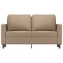 Sofá de 2 plazas de cuero sintético color capuchino 120 cm de vidaXL, Sofás - Ref: Foro24-359332, Precio: 198,57 €, Descuento: %
