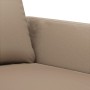 Sofá de 2 plazas de cuero sintético color capuchino 120 cm de vidaXL, Sofás - Ref: Foro24-359332, Precio: 201,19 €, Descuento: %