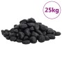 Guijarros pulidos negros 25 kg 2-5 cm de vidaXL, Decoración de acuarios - Ref: Foro24-155328, Precio: 67,20 €, Descuento: %