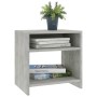 Mesita de noche madera contrachapada gris hormigón 40x30x40 cm de vidaXL, Mesitas de noche - Ref: Foro24-800017, Precio: 29,6...