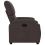Sillón reclinable de tela marrón oscuro de vidaXL, Sillones - Ref: Foro24-373415, Precio: 211,48 €, Descuento: %