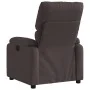 Sillón reclinable de tela marrón oscuro de vidaXL, Sillones - Ref: Foro24-373415, Precio: 193,16 €, Descuento: %