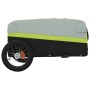 Remolque para bicicleta hierro negro y verde 30 kg de vidaXL, Remolques para bicicletas - Ref: Foro24-94039, Precio: 86,07 €,...