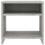 Mesita de noche madera contrachapada gris hormigón 40x30x40 cm de vidaXL, Mesitas de noche - Ref: Foro24-800017, Precio: 29,6...