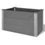 Arriate de WPC gris 100x50x54 cm de vidaXL, Maceteros y jardineras - Ref: Foro24-43603, Precio: 202,47 €, Descuento: %