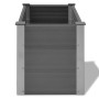 Arriate de WPC gris 100x50x54 cm de vidaXL, Maceteros y jardineras - Ref: Foro24-43603, Precio: 198,27 €, Descuento: %