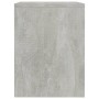 Mesita de noche madera contrachapada gris hormigón 40x30x40 cm de vidaXL, Mesitas de noche - Ref: Foro24-800017, Precio: 29,6...