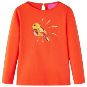Camiseta infantil de manga larga naranja oscuro 116 de vidaXL, Camisetas para niños - Ref: Foro24-13646, Precio: 8,59 €, Desc...