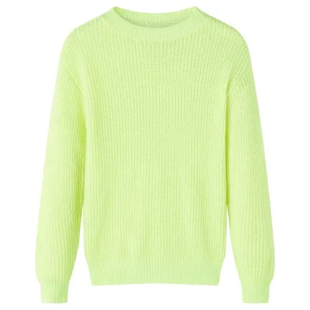 Jersey de punto infantil amarillo neón 128 de vidaXL, Camisetas para niños - Ref: Foro24-14578, Precio: 13,26 €, Descuento: %