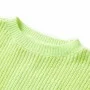 Jersey de punto infantil amarillo neón 128 de vidaXL, Camisetas para niños - Ref: Foro24-14578, Precio: 13,26 €, Descuento: %