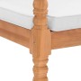 Sillas Batavia con cojines 2 unidades madera de teca maciza de vidaXL, Sillas de jardín - Ref: Foro24-43056, Precio: 277,21 €...