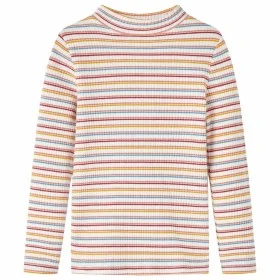 Camiseta infantil de manga larga cuello alto color crudo 140 de vidaXL, Camisetas para niños - Ref: Foro24-14358, Precio: 12,...