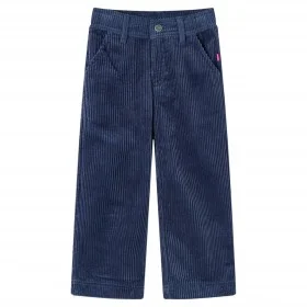 Pantalón infantil pana azul marino 116 de vidaXL, Pantalones de niños - Ref: Foro24-13916, Precio: 15,10 €, Descuento: %
