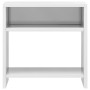 Mesitas de noche 2 uds madera contrachapada blanco 40x30x40 cm de vidaXL, Mesitas de noche - Ref: Foro24-800022, Precio: 46,0...