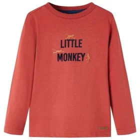 Camiseta infantil de manga larga rojo 128 de vidaXL, Camisetas para niños - Ref: Foro24-13032, Precio: 8,30 €, Descuento: %