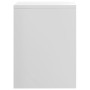 Mesitas de noche 2 uds madera contrachapada blanco 40x30x40 cm de vidaXL, Mesitas de noche - Ref: Foro24-800022, Precio: 46,0...