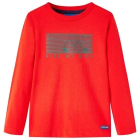 Camiseta infantil de manga larga rojo 104 de vidaXL, Camisetas para niños - Ref: Foro24-13100, Precio: 8,30 €, Descuento: %