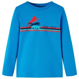 Camiseta infantil de manga larga azul cobalto 92 de vidaXL, Camisetas para niños - Ref: Foro24-13299, Precio: 8,59 €, Descuen...