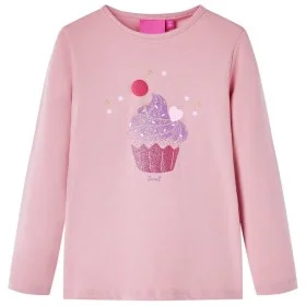 Camiseta infantil de manga larga rosa claro 104 de vidaXL, Camisetas para niños - Ref: Foro24-14055, Precio: 8,72 €, Descuent...
