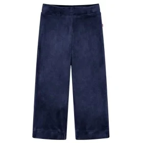 Pantalón infantil terciopelo azul oscuro 140 de vidaXL, Pantalones de niños - Ref: Foro24-14403, Precio: 10,62 €, Descuento: %