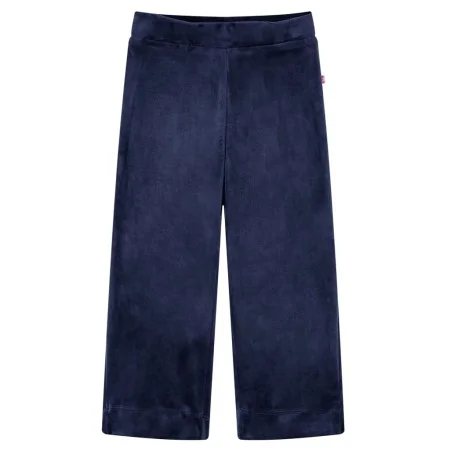 Pantalón infantil terciopelo azul oscuro 140 de vidaXL, Pantalones de niños - Ref: Foro24-14403, Precio: 10,62 €, Descuento: %