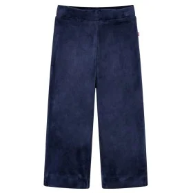 Pantalón infantil terciopelo azul oscuro 116 de vidaXL, Pantalones de niños - Ref: Foro24-14401, Precio: 9,04 €, Descuento: %