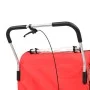 Remolque para bicicletas y cochecito 2 en 1 negro y rojo de vidaXL, Remolques para bicicletas - Ref: Foro24-91375, Precio: 20...