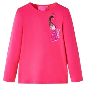 Camiseta infantil de manga larga rosa brillante 92 de vidaXL, Camisetas para niños - Ref: Foro24-13589, Precio: 8,59 €, Descu...