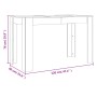 Mesa de comedor madera de ingeniería marrón roble 120x60x76 cm de vidaXL, Mesas de cocina y de comedor - Ref: Foro24-838191, ...
