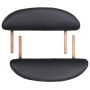 Camilla de masaje plegable 4 cm de grosor 2 cojines negro de vidaXL, Mesas de masaje - Ref: Foro24-110159, Precio: 209,06 €, ...